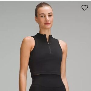 Lululemon Seamless Half Zip Training Tank
